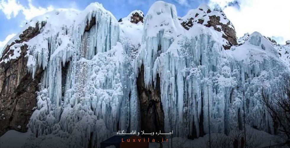 آبشار یخی دره هملون