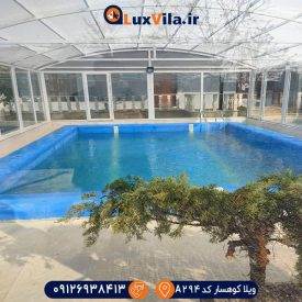 ویلا با استخر شیشه ای در کوهسار A294