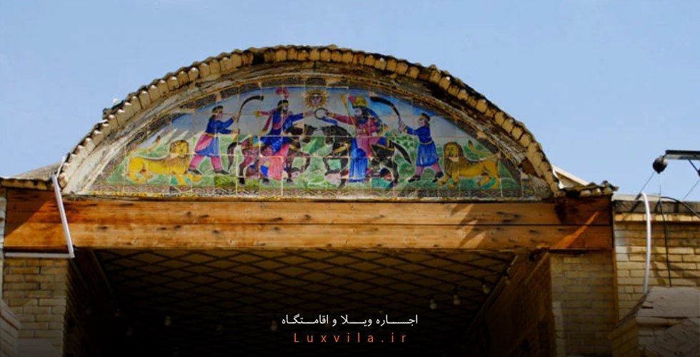 ایوان باغ عفیف آباد شیراز